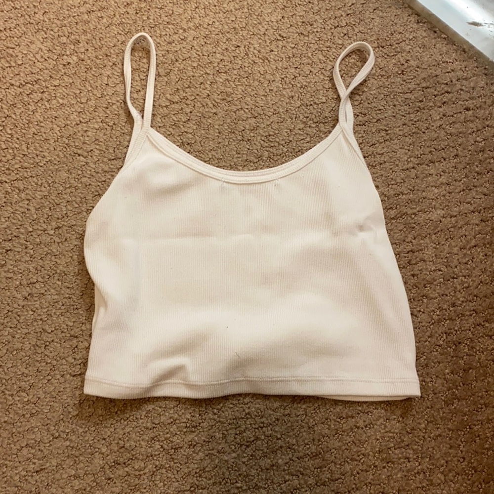 White Crop Tank